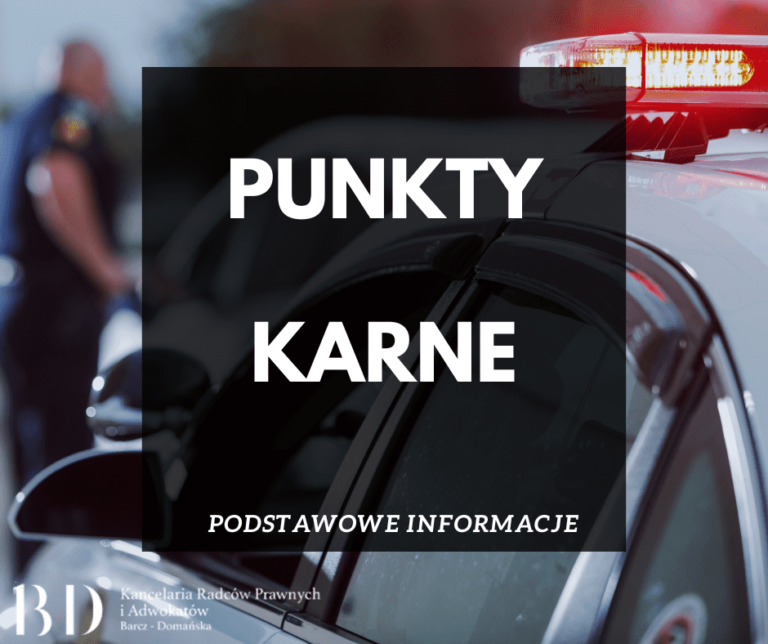 Punkty karne – podstawowe informacje