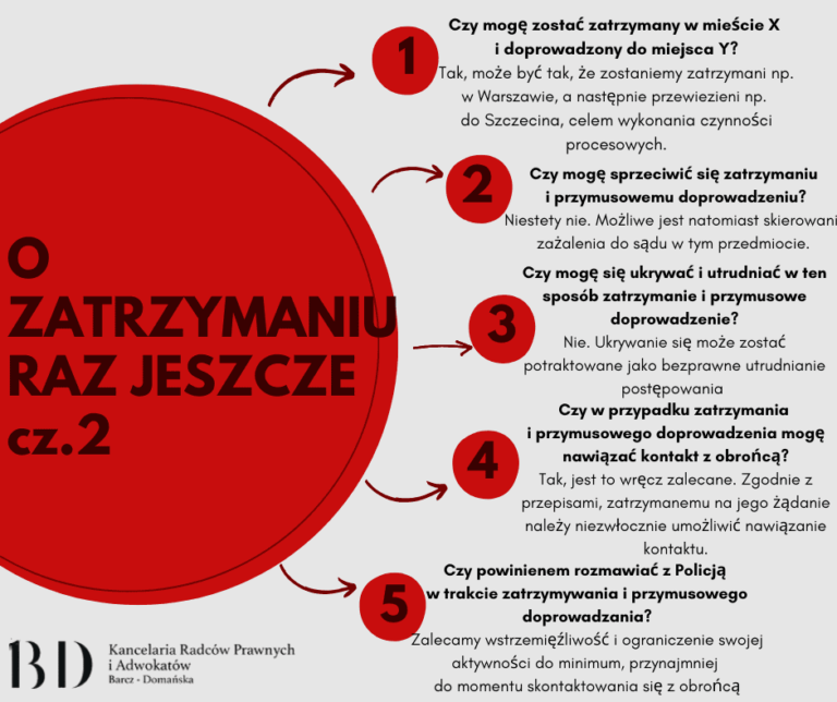 O zatrzymaniu raz jeszcze cz.2